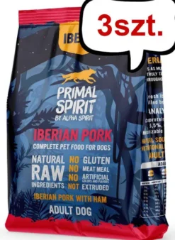 Primal Spirit Iberian Pork Karma sucha miękka dla psa op. 1kg Pakiet 3szt. [3kg]