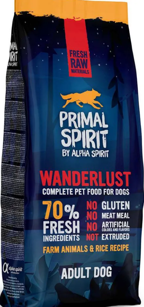 Primal Spirit Wanderlust Karma sucha miękka dla psa op. 12kg
