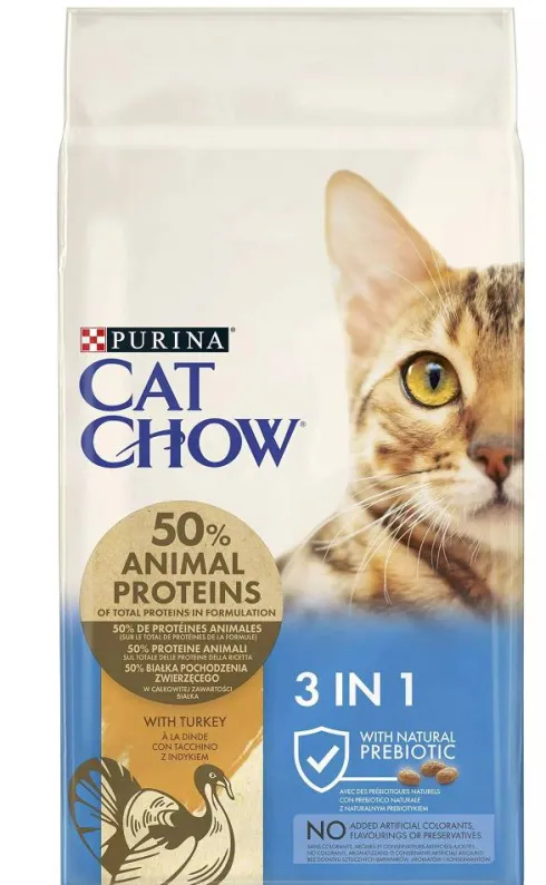 Purina Cat Chow Adult Special Care 3w1 Sucha Karma dla kota op. 1.5kg