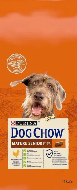 Purina Dog Chow Mature Senior 7+ Chicken Sucha Karma dla psa op. 14kg