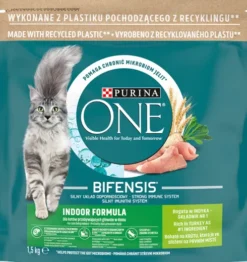 Purina ONE Cat Indoor z Indykiem Sucha Karma dla kota op. 1.5kg