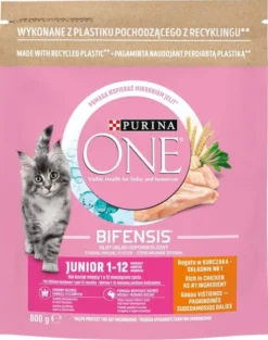 Purina ONE Cat Junior z Kurczakiem Sucha Karma dla kociąt op. 800g