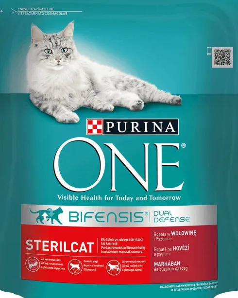 Purina ONE Cat Sterilcat z Wołowiną Sucha Karma dla kota op. 1.5kg