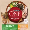 Purina One Dog Adult Mini/Small Active z Kurczakiem Sucha Karma dla psa op. 800g + Pojemnik na woreczki GRATIS