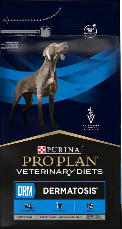 Purina Veterinary Diets DRM Dermatosis Sucha Karma dla psa op. 12kg