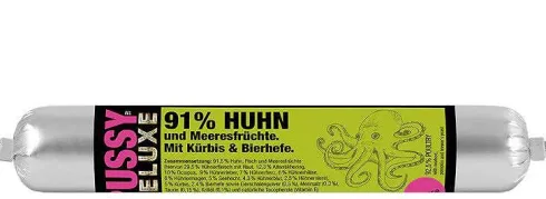 Pussy Deluxe Huhn und Meeresfruchte Mokra Karma dla kota op. 100g WYPRZEDAŻ