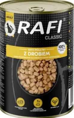 Rafi Adult Drób Mokra Karma dla kota op. 415g Pakiet 20szt.