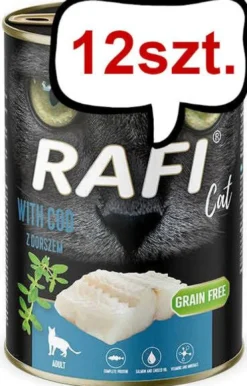 Rafi Cat Adult Dorsz Mokra Karma dla kota op. 400g Pakiet 12szt.