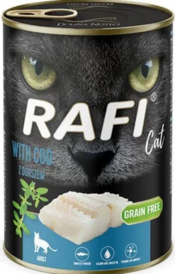 Rafi Cat Adult Dorsz Mokra Karma dla kota op. 400g Pakiet 12szt.