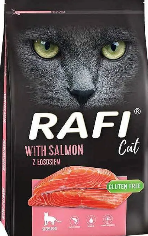 Rafi Cat Sterilised Łosoś Sucha karma dla kota op. 1.5kg