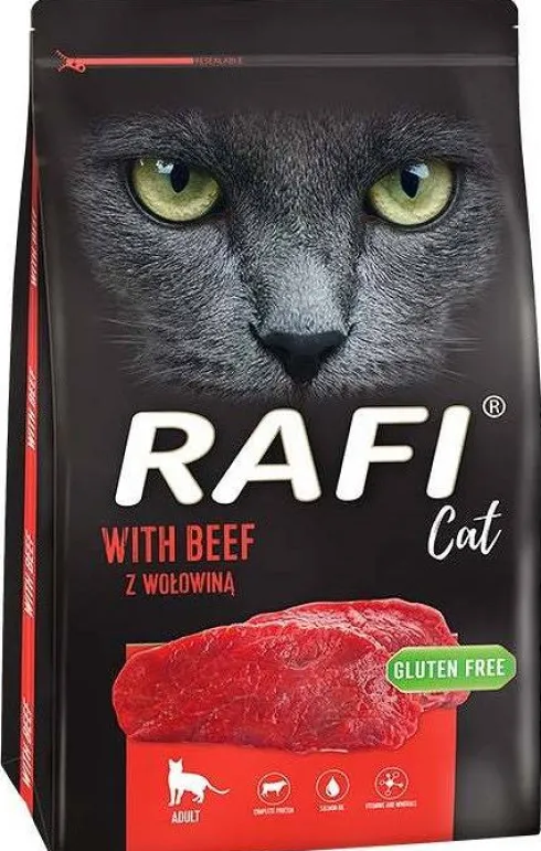Rafi Cat Wołowina Sucha karma dla kota op. 1.5kg