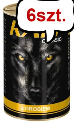 Rafi Classic Dog Drób Mokra Karma dla psa op. 1240g Pakiet 6szt.