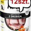 Rafi Classic Dog Drób Mokra Karma dla psa op. 800g Pakiet 12szt.