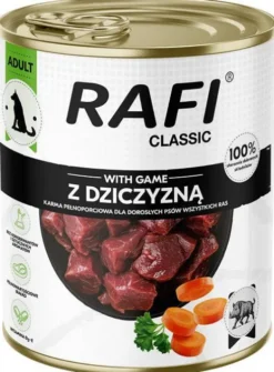 Rafi Classic Dog Dziczyzna Mokra Karma dla psa op. 800g