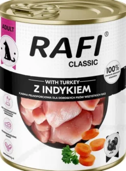 Rafi Classic Dog Indyk Mokra Karma dla psa op. 800g Pakiet 12szt.