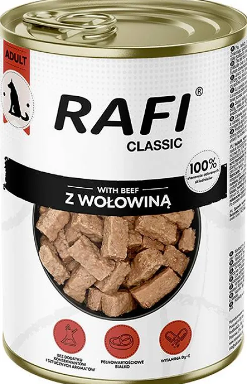 Rafi Classic Dog Wołowina Mokra Karma dla psa op. 1240g