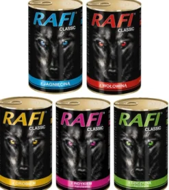 Rafi Classic Pakiet degustacyjny Mokra Karma dla psa op. 5x1240g