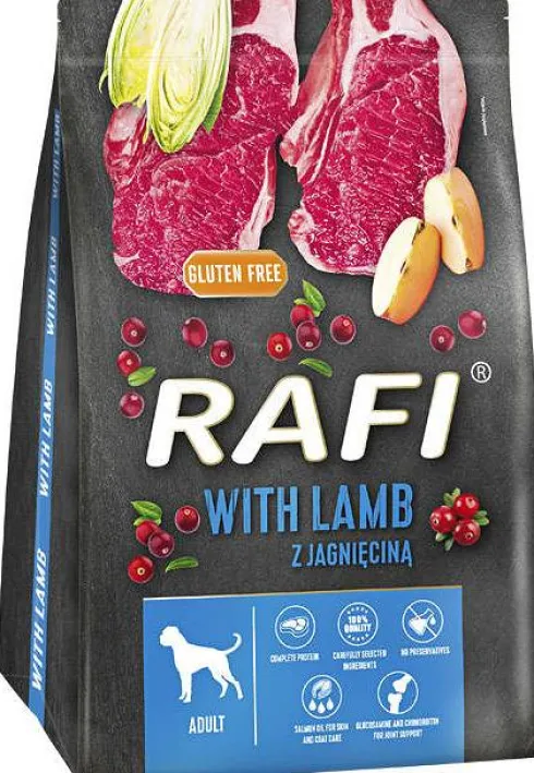 Rafi Dog Jagnięcina z ryżem Sucha karma dla psa op. 3kg