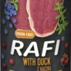 Rafi Dog Kaczka z borówką i żurawiną Mokra Karma dla psa op. 400g WYPRZEDAŻ