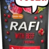 Rafi Dog Wołowina z borówką i żurawiną Mokra Karma dla psa op. 300g Pakiet 10szt. WYPRZEDAŻ