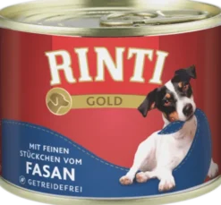 Rinti Gold Bażant (mit fasan) Mokra Karma dla psa op. 185g WYPRZEDAŻ