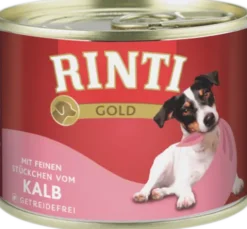 Rinti Gold Cielęcina (mit kalb) Mokra Karma dla psa op. 185g Pakiet 12szt.
