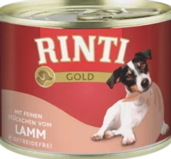 Rinti Gold Jagnięcina (mit lamm) Mokra Karma dla psa op. 185g Pakiet 12szt.
