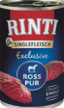 Rinti Singlefleisch Exclusive Konina (mit ross pur) Mokra Karma dla psa op. 400g