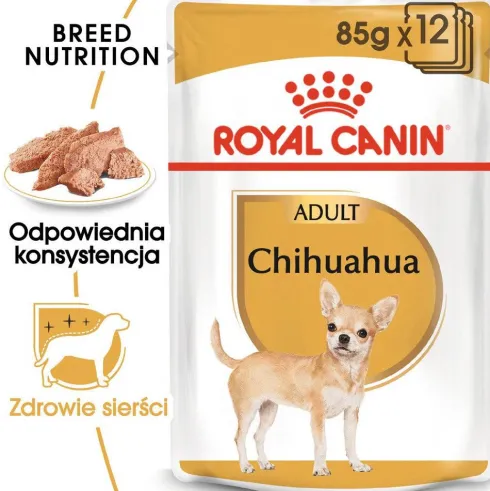 Royal Canin Adult Chihuahua Mokra Karma dla psa op. 85g Pakiet 12szt.