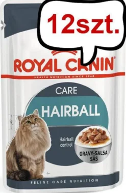 Royal Canin Hairball Care w sosie Mokra Karma dla kota op. 85g Pakiet 12szt.