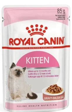 Royal Canin Kitten w sosie Mokra Karma dla kociąt op. 85g Pakiet 12szt.