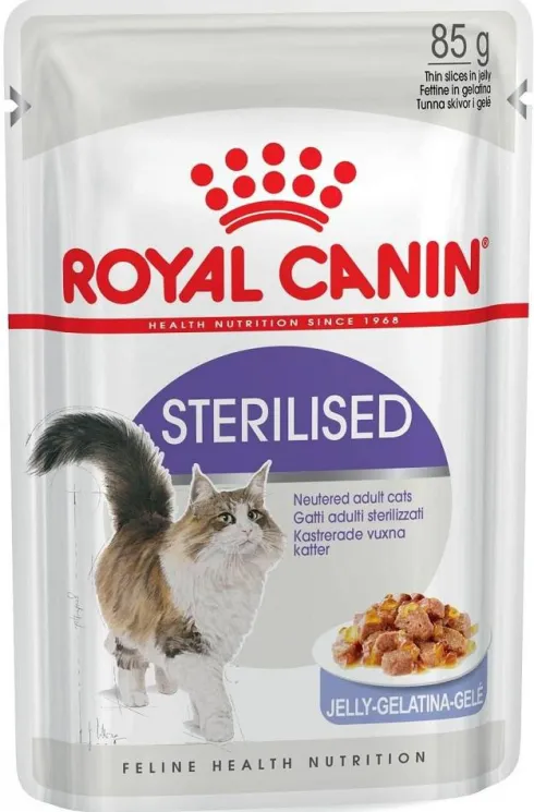 Royal Canin Sterilised w galaretce Mokra Karma dla kota op. 85g Pakiet 12szt.