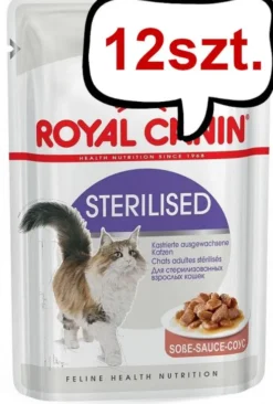Royal Canin Sterilised w sosie Mokra Karma dla kota op. 85g Pakiet 12szt.