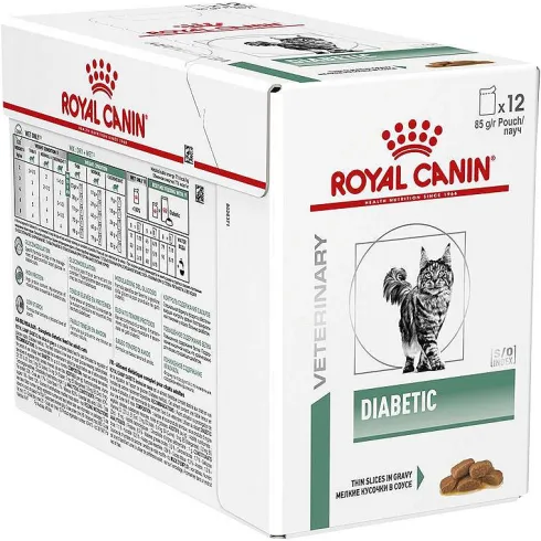 Royal Canin Vet Diabetic Mokra Karma dla kota op. 85g Pakiet 12szt.