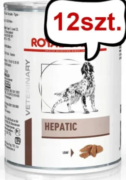Royal Canin Vet Hepatic Mokra Karma dla psa op. 420g Pakiet 12szt.