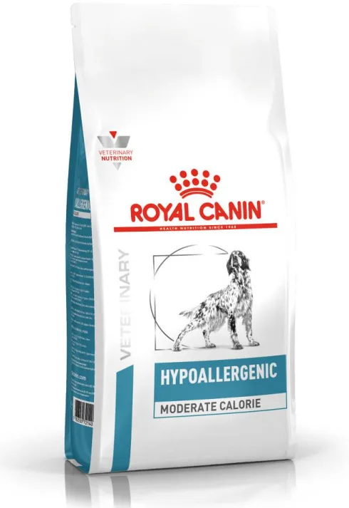 Royal Canin Vet Hypoallergenic Moderate Calorie Sucha Karma dla psa op. 2x14kg MEGA-PAK