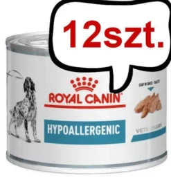 Royal Canin Vet Hypoallergenic Mokra Karma dla psa op. 200g Pakiet 12szt.