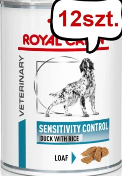 Royal Canin Vet Sensitivity Control Duck&Rice Mokra Karma dla psa op. 410g Pakiet 12szt.