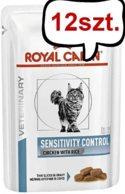 Royal Canin Vet Sensitivity Control Mokra Karma dla kota op. 85g Pakiet 12szt.
