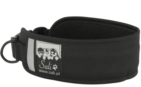 Sali Obroża Yukon Comfort dla psa rozm. 55-65cm/60mm kolor czarny WYPRZEDAŻ