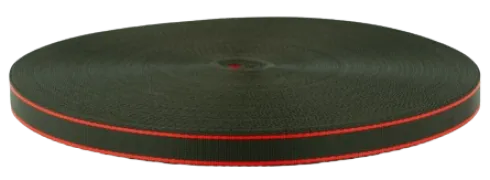 Sali Smycz treningowa dla psa rozm. 25mm/10m kolor czarno-czerwony