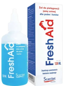 Scanvet Preparat do higieny jamy ustnej Fresh Aid Żel dla psa i kota poj. 120ml