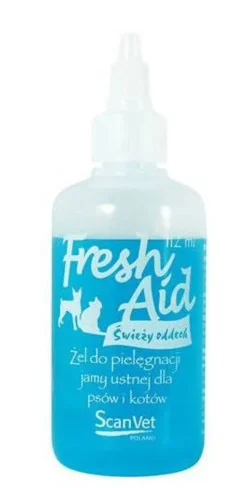 Scanvet Preparat do higieny jamy ustnej Fresh Aid Żel dla psa i kota poj. 120ml