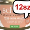 Schesir Adult Tuna&Salmon in Jelly Mokra Karma dla kota op. 85g Pakiet 12szt.