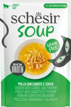 Schesir Soup with Chicken&Pumpkin Mokra Karma dla kota op. 40g
