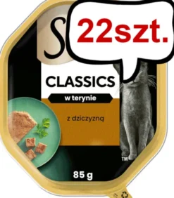 Sheba Classics in Pastete Adult Dziczyzna Mokra Karma dla kota op. 85g Pakiet 22szt.