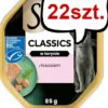Sheba Classics in Pastete Adult Łosoś Mokra Karma dla kota op. 85g Pakiet 22szt.