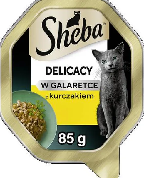 Sheba Delicacy Adult Kurczak w galaretce Mokra Karma dla kota op. 85g
