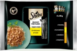 Sheba Delicacy in Jelly Adult Kolekcja smaków drobiowych w galaretce Mokra Karma dla kota op. 4x85g
