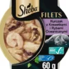 Sheba Fillets Adult Bogaty w Kurczaka z Krewetkami i Rybami Oceanicznymi Mokra Karma dla kota op. 60g